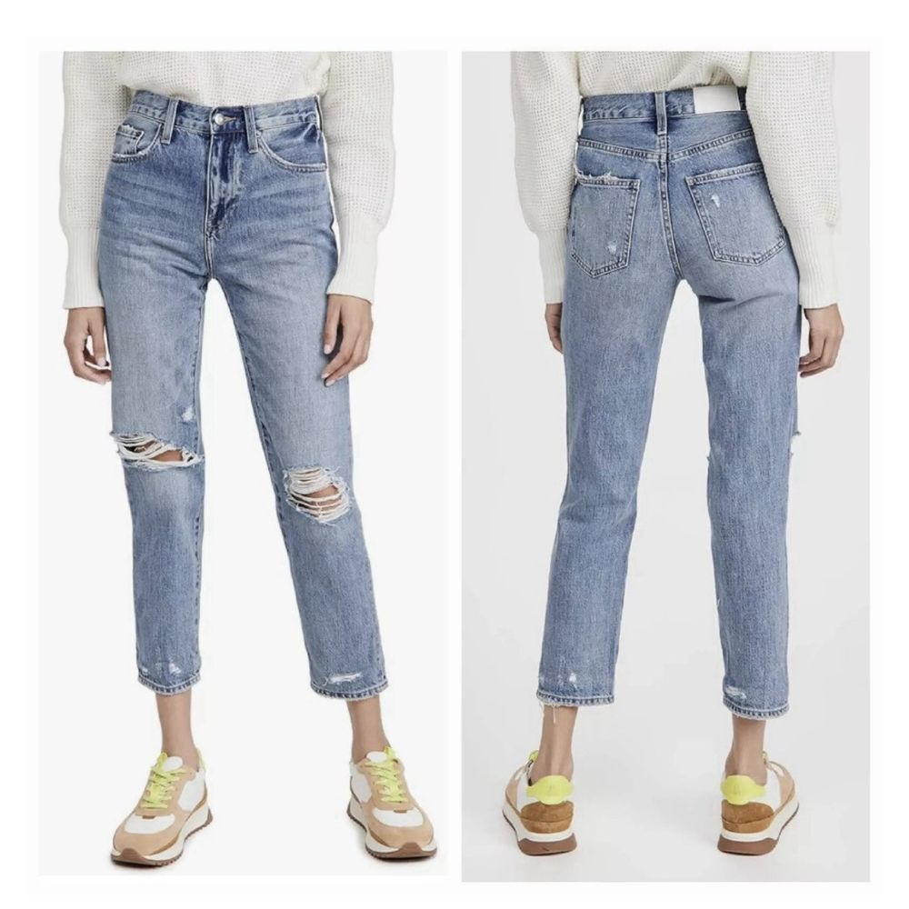 Pistola Presley Jeans Sz 27 Distressed Denim Medium Wash Casual High Rise New